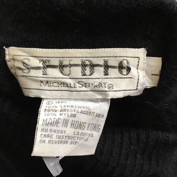 90’s VTG Angora Lambswool Colorful Turtleneck - Picture 8 of 8